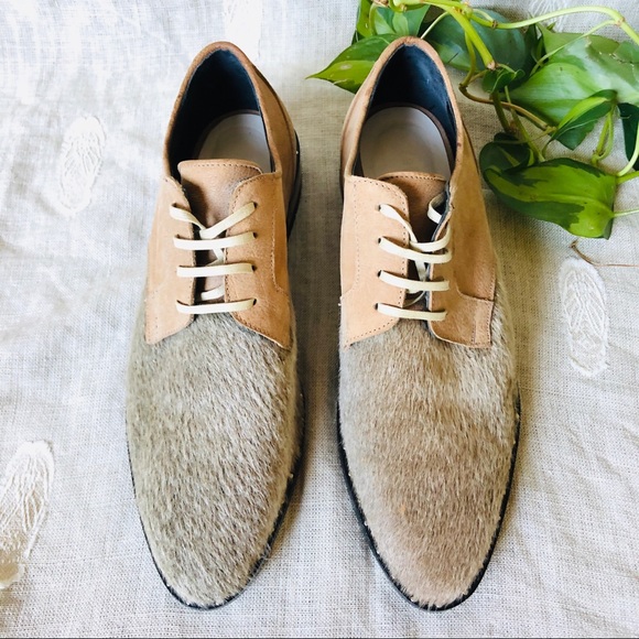 Frēda Salvador • Pony Hair Oxford Loafers - Picture 2 of 7